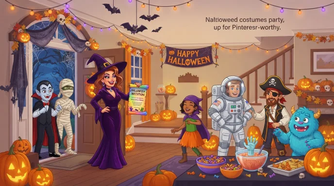 Spooky Costume Party Invite Puns 