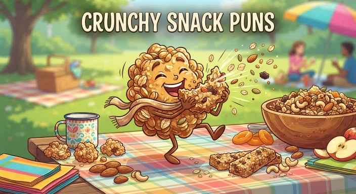 Crunchy Snack Puns   