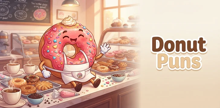 Donut Puns Glazed rings 