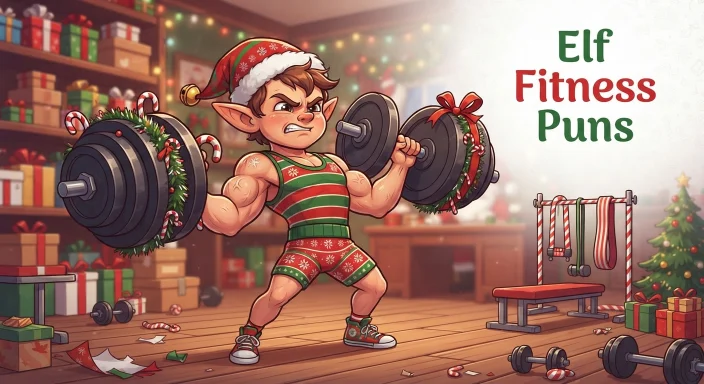 Elf Fitness Puns
