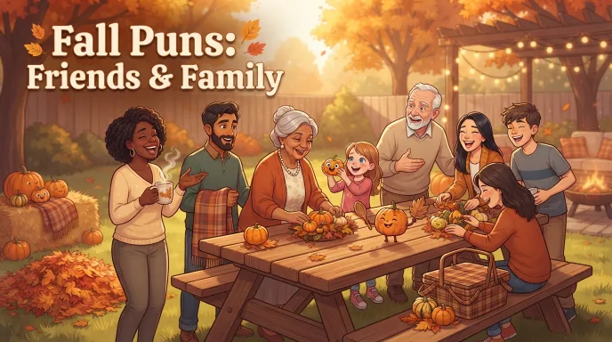 Fall Puns for Friends Family  