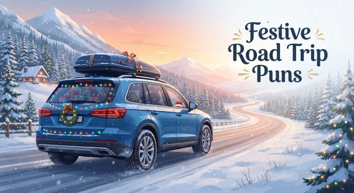 Festive Road Trip Puns
