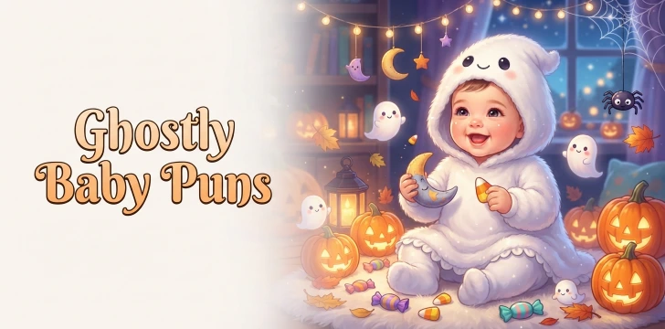 Ghostly Baby Puns   