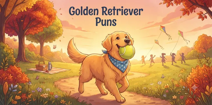 Golden Retriever Puns   