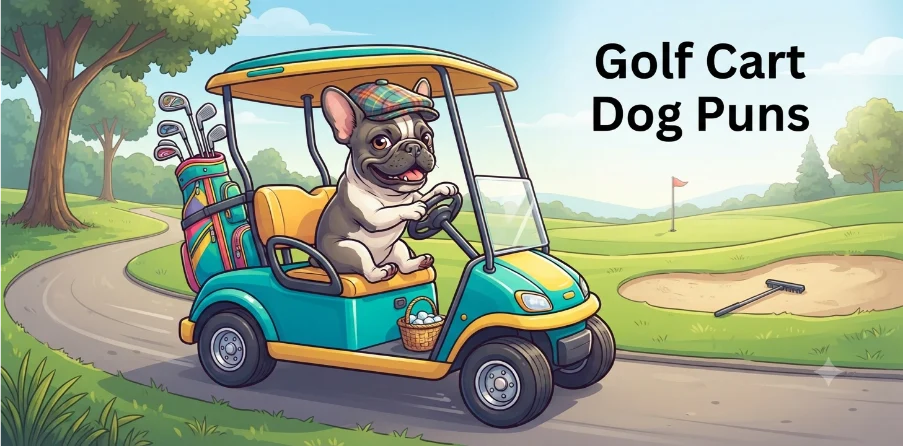 Golf Cart Dog Puns
