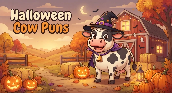 Halloween Cow Puns