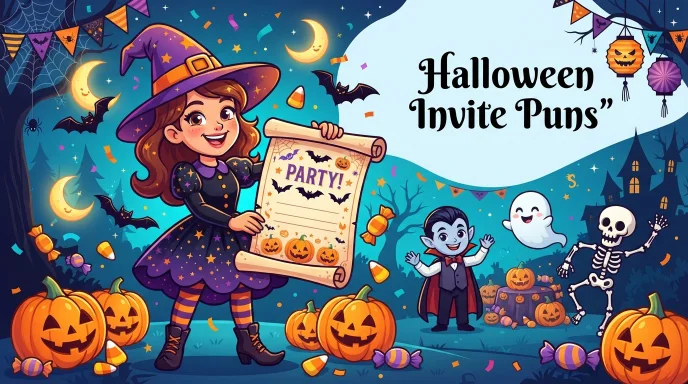 Halloween Invite Puns