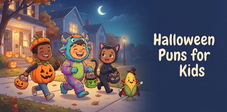 Cute Halloween Puns for Kids