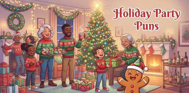Holiday Party Puns