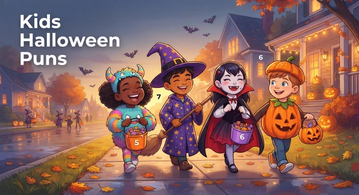 Kids Halloween Puns