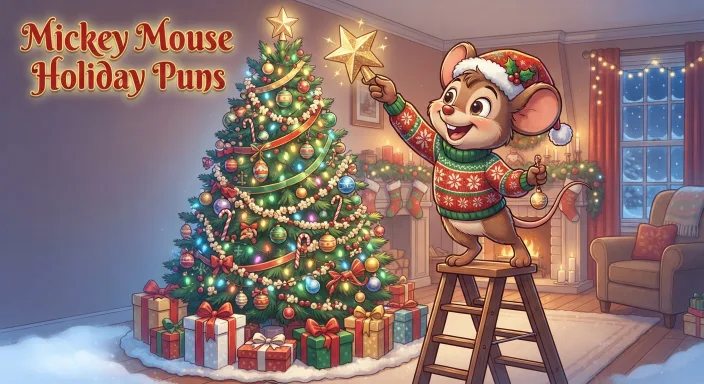 Mickey Mouse Holiday Puns