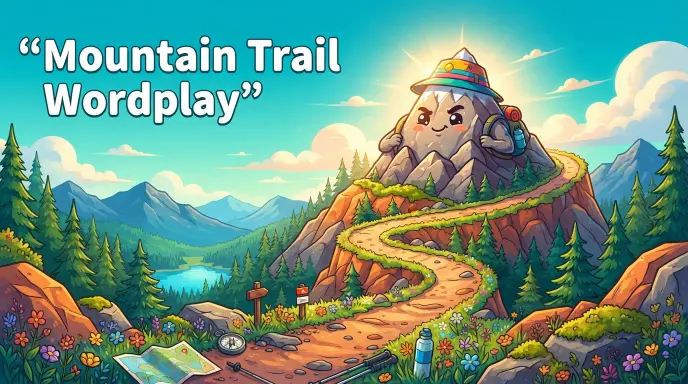 Mountain Trail Wordplay