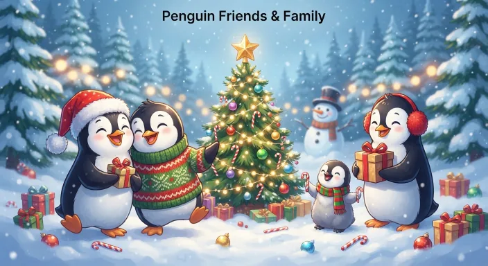 Penguin Puns for Friends Family   