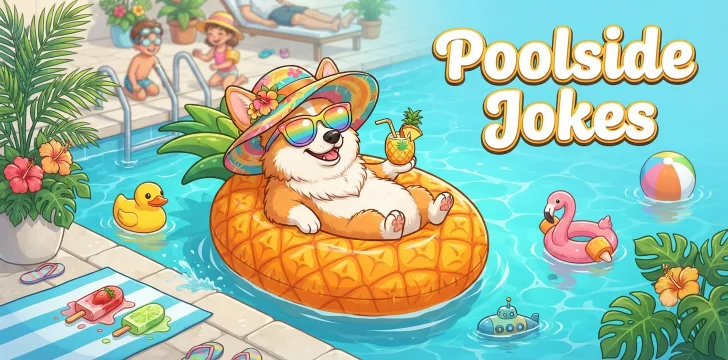 Poolside Dog Jokes   