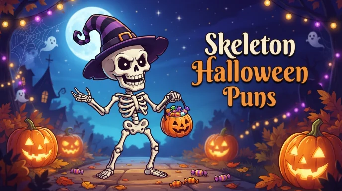 Skeleton Halloween Puns