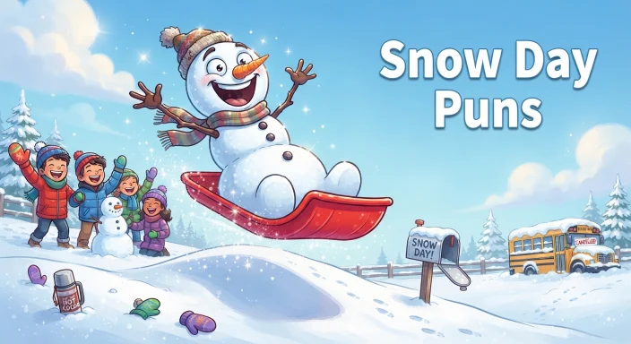 Snow Day Puns