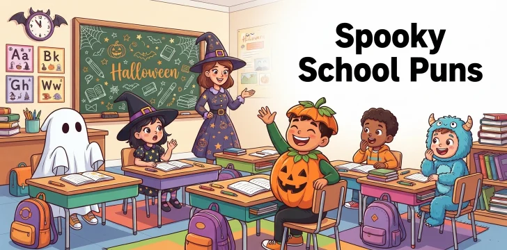 Spooky School Puns     