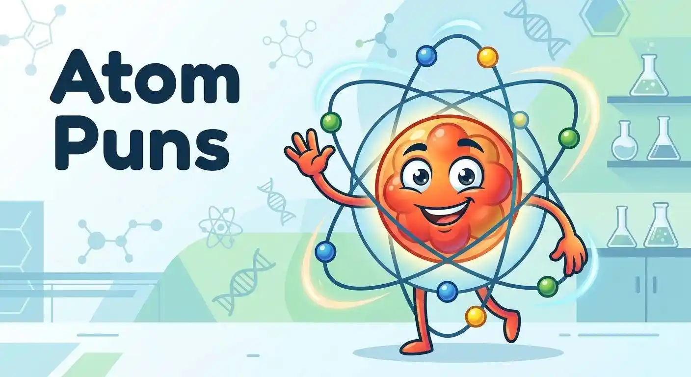 Funny atom with colorful particles