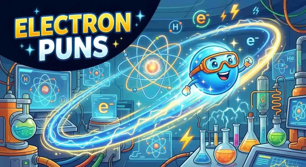 Playful electron racing around nucleus
