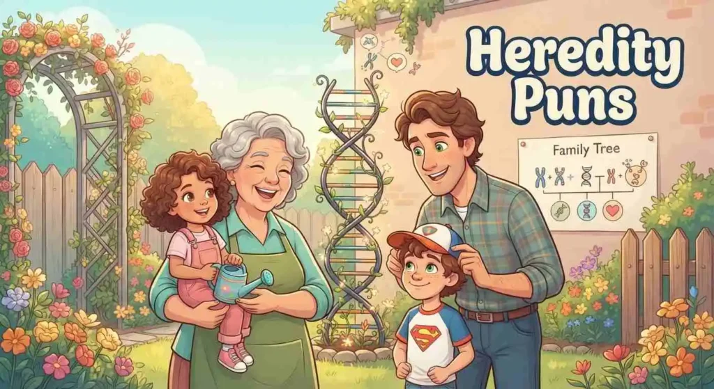 Funny family heredity scene