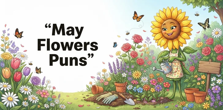 May Flowers Puns