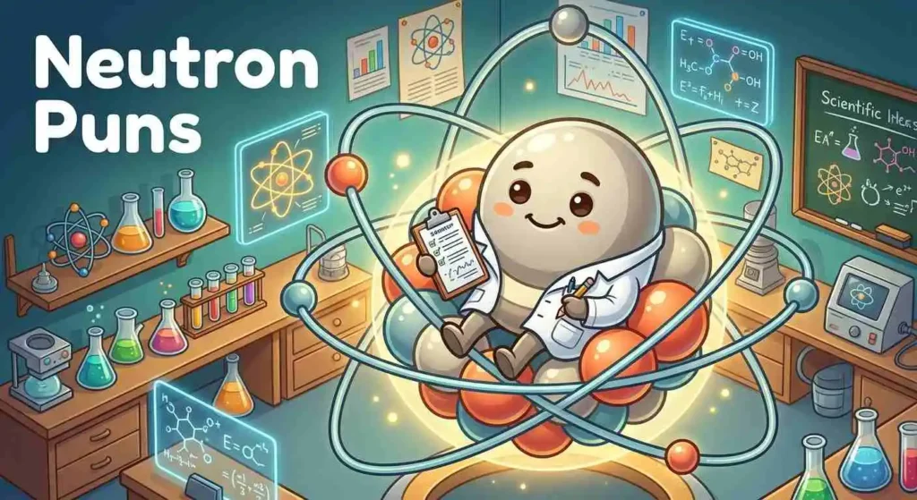 Funny neutron inside atomic nucleus