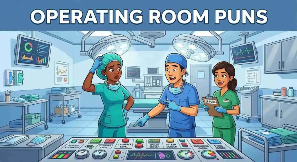 Funny operating room scene