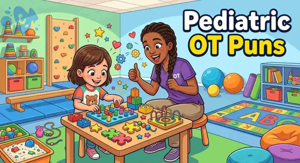Funny pediatric OT therapy
