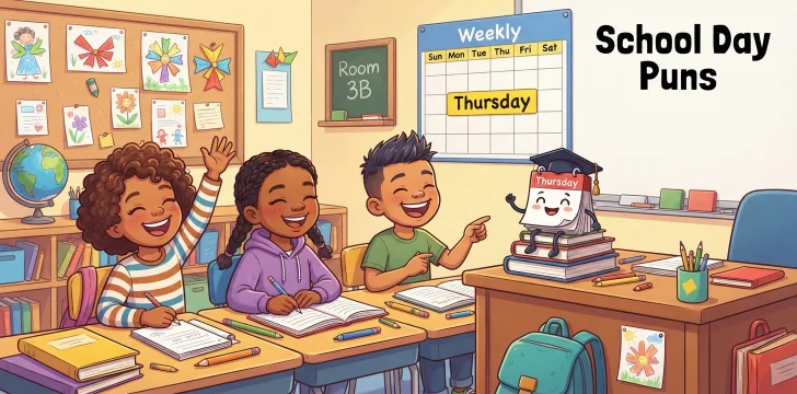 School Day Puns for Kids   